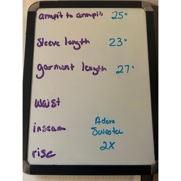 GUC Adora Heavy Weight Sweater Long Sleeve Acrylic/Polyester/Spandex Size 2X - Picture 6 of 6